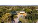 Aerial view showcasing park playground with shade structures and lush greenery at 1521 W Kent Dr, Chandler, AZ 85224