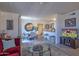 Open-concept living and dining area with stylish furnishings, neutral decor, and a relaxing atmosphere for entertaining at 19777 N 76Th St # 2142, Scottsdale, AZ 85255