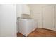 Well-equipped laundry room with modern washer and dryer at 20258 S 196Th St, Queen Creek, AZ 85142