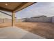 The expansive backyard has plenty of room for outdoor activities and entertaining at 21411 W Meadowbrook Ave, Buckeye, AZ 85396
