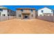 A spacious backyard with a covered patio at 31850 N Bandit Rd, San Tan Valley, AZ 85143