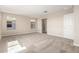 Cozy bonus room featuring neutral walls, carpet flooring, and easy access to the bathroom with glass enclosed shower at 31850 N Bandit Rd, San Tan Valley, AZ 85143