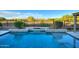 Stunning pool with a tranquil view, desert landscape, and clear blue water, ideal for relaxation and recreation at 40613 N Candlewyck Ln, Anthem, AZ 85086
