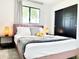 Bright bedroom with a comfortable bed, natural light, and contemporary decor at 541 W Marlette Ave, Phoenix, AZ 85013