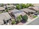 Aerial view showcasing the home's solar panels, landscaping, and backyard amenities at 11318 W Monte Vista Rd, Avondale, AZ 85392