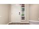 Inviting front door with stained glass accent and modern lock at 1862 E Tulane Dr, Tempe, AZ 85283