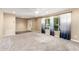 Inviting living room with neutral paint, carpet floors, and bright windows with modern curtains at 1862 E Tulane Dr, Tempe, AZ 85283