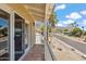 Balcony with tile flooring, mountain views, and sliding glass doors for indoor/outdoor living at 2016 E Orangewood Ave, Phoenix, AZ 85020