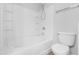 Clean bathroom features a shower-tub combo and modern fixtures at 2565 S Signal Butte Rd # 30, Mesa, AZ 85209