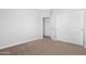 Neutral bedroom showcases ample closet space for easy organization at 2565 S Signal Butte Rd # 30, Mesa, AZ 85209