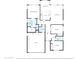 Detailed floor plan showcasing the layout of the home with bedrooms, bathrooms, kitchen, and living areas at 29839 N Little Leaf Dr, San Tan Valley, AZ 85143