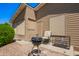 Private backyard with patio area perfect for grilling and outdoor dining at 3301 S Goldfield Rd # 1048, Apache Junction, AZ 85119