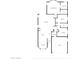 Floor plan showing layout with primary suite, two bedrooms, living spaces, and garage at 3719 E Sandy Way, Gilbert, AZ 85297