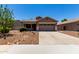 Attractive single-Gathering home with a well-maintained xeriscaped front yard at 3719 E Sandy Way, Gilbert, AZ 85297