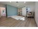 Spacious main bedroom features a modern sliding closet door and an ensuite bathroom at 4608 W Gail Dr, Chandler, AZ 85226