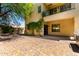 Backyard area featuring paver flooring, manicured shrubbery and outdoor BBQ at 5234 E Carol Ave, Mesa, AZ 85206
