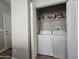 Laundry room includes a full size washer and dryer at 650 N Hawes Rd # 3312, Mesa, AZ 85207