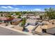Aerial view of a home showing its placement in a well-established neighborhood at 7431 W Mclellan Rd, Glendale, AZ 85303
