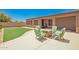 Inviting backyard patio with comfortable seating perfect for outdoor entertaining at 16259 W Papago St, Goodyear, AZ 85338