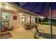 Relaxing backyard patio with comfortable seating, ceiling fans, and serene atmosphere at 3054 E Norwood St, Mesa, AZ 85213
