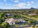 Desirable neighborhood featuring an aerial view of a single story home with mountain views at 3354 E Jaeger Cir, Mesa, AZ 85213