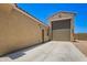 Home exterior features a two car garage and a driveway at 4654 W Suncup Dr, San Tan Valley, AZ 85144