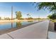 The community canal offers a scenic recreational space for walking, biking, and enjoying the waterfront views at 4909 N Woodmere Fairway -- # 1004, Scottsdale, AZ 85251