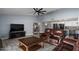 Spacious living area with an open layout to the kitchen, creating a great flow at 6550 W Wolf St, Phoenix, AZ 85033