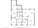 Detailed floorplan showcasing the layout of the home, including the bedrooms, kitchen, and living areas at 18212 N 43Rd Pl, Phoenix, AZ 85032