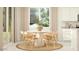 Charming breakfast nook with a round table, seating for six, and a view to the outdoors at 25004 N 174Th Ave, Surprise, AZ 85387