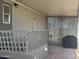 Covered patio with lattice siding, a grill, and space for outdoor enjoyment at 300 S Val Vista Dr # 54, Mesa, AZ 85204