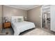 Comfortable bedroom with plush carpeting, natural light, and a serene ambiance at 320 E Mckellips Rd # 45, Mesa, AZ 85201
