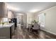 Open kitchen and dining area featuring modern appliances and a cozy dining space at 320 E Mckellips Rd # 45, Mesa, AZ 85201
