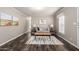 Inviting living room with neutral tones, wood floors, and ample natural light at 320 E Mckellips Rd # 45, Mesa, AZ 85201