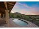 Beautiful pool with stunning views from the outdoor patio at 6349 E Hummingbird Ln, Paradise Valley, AZ 85253