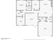 Detailed floor plan showcasing the layout of the bedrooms, bathrooms, kitchen, living room, and garage at 9622 N 35Th Ln, Phoenix, AZ 85051
