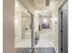 Bright bathroom features tile floors, double sinks, large soaking tub, and glass enclosed shower at 15221 N Clubgate Dr # 2096, Scottsdale, AZ 85254