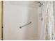 Clean, fully tiled walk-in shower featuring dual shower heads and a grab bar at 1549 N La Rosa Dr, Tempe, AZ 85288