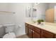 Bathroom with vanity, toilet, and neutral tones, offering a cozy and functional space at 2150 E Bell Rd # 1088, Phoenix, AZ 85022