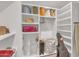 Bright closet featuring ample shelving and storage at 21575 E Twin Acres Ct, Queen Creek, AZ 85142