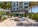 Cozy outdoor fire pit with seating for residents to gather and socialize at 2511 W Queen Creek Rd # 258, Chandler, AZ 85248