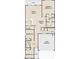 Detailed floorplan showcasing the layout of this home's bedrooms, kitchen, and living spaces at 29707 N Oak Dr, Florence, AZ 85132