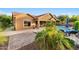Landscaped backyard with a refreshing pool and patio at 3018 E Vernon St, Gilbert, AZ 85298