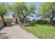 Large backyard with lush lawn and covered patio at 31259 N 42Nd Pl, Cave Creek, AZ 85331