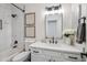 Well-maintained bathroom featuring a shower-tub combo and a white vanity at 4440 E Tether Trl, Phoenix, AZ 85050