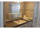 Clean bathroom with ample vanity storage and a shower-tub, featuring updated fixtures at 7807 E Main St # D-26, Mesa, AZ 85207