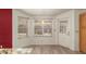Bright breakfast nook with natural light and views of the private backyard at 7839 E Milagro Ave, Mesa, AZ 85209