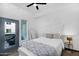 Sunlit bedroom with balcony, neutral colors, and stylish modern decor at 945 E Playa Del Norte Dr # 4019, Tempe, AZ 85288