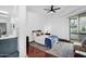 Relaxing bedroom with balcony, plush bedding, and stylish decor at 945 E Playa Del Norte Dr # 4019, Tempe, AZ 85288