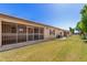 Expansive backyard with a lawn and a covered patio to relax in at 11360 E Keats Ave # 92, Mesa, AZ 85209